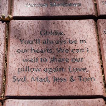 Memorial brick