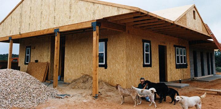 New buildings at Best Friends Animal Sanctuary, the leader of the no-kill movement