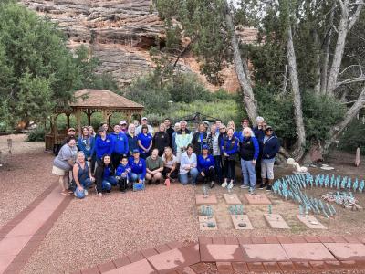 The Southwest Animal Transport Team (SWATT) volunteers at Angels Rest at Best Friends Animal Sanctuary