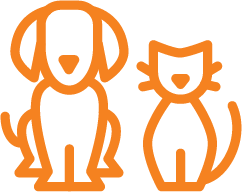 cat and dog icon