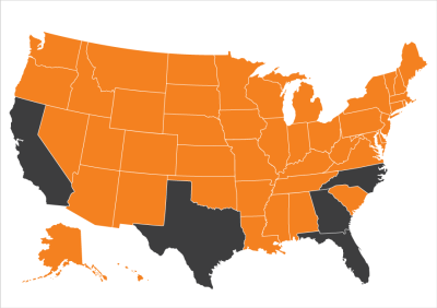 Priority States Map